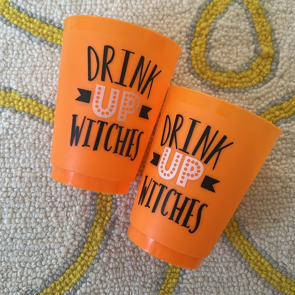 Set of 6 Halloween Cups - Picture 2 of 2
